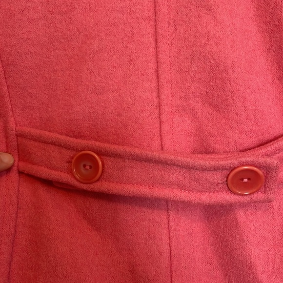 Women’s Talbot LP wool/alpaca blend pink tailored blazer button closure collar - Picture 7 of 9